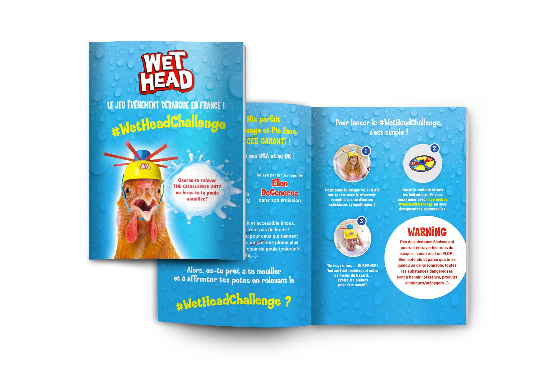 Wet Head Challenge - lancement du jeu en France par Sharing Agency